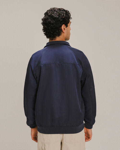 Chamarra Fit Regular Azul
